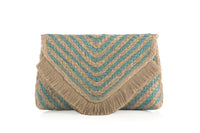 HANI CLUTCH, TURQUOISE