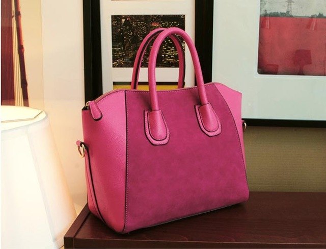 Fashion Women Handbags Leather Frosted