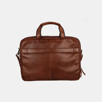 Finelaer Men Flight Bag 15.6 inch Brown Laptop