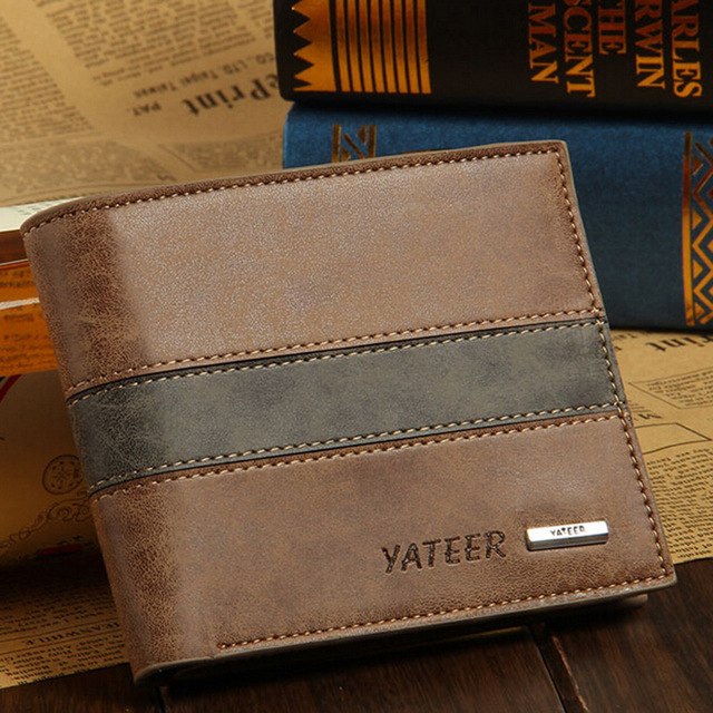 Fashion Men Wallets ID Card Holder