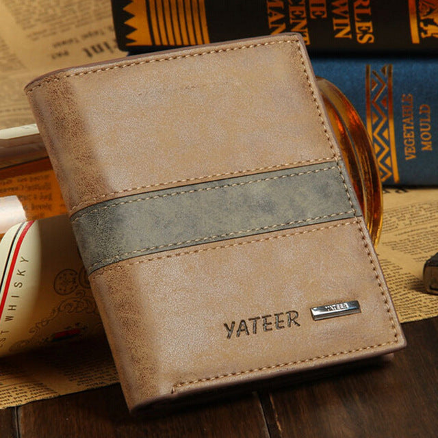 Fashion Men Wallets ID Card Holder