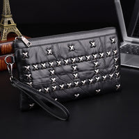 Fashion Rivets Women Handbags Lady Shoulder