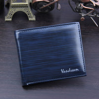 Men Wallets Bifold Business PU Leather