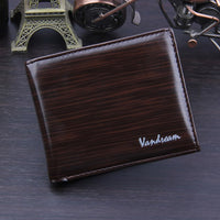 Men Wallets Bifold Business PU Leather