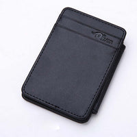 Man Mini Magic Bifold Leather Wallet Card Holder