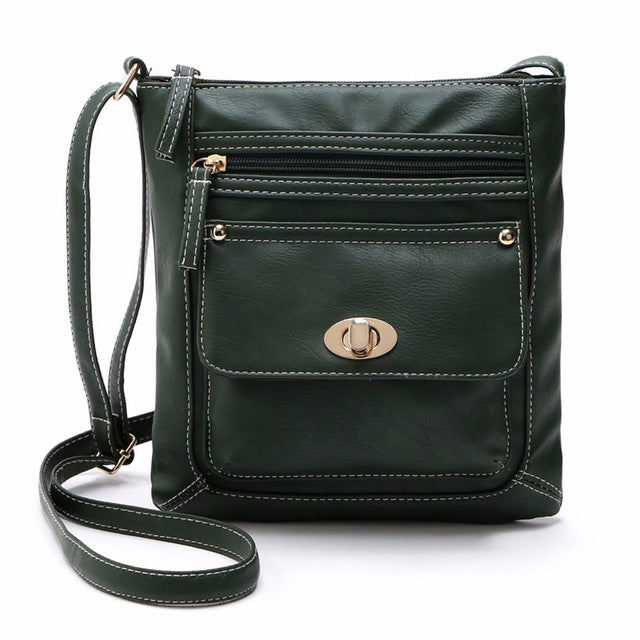 Women Messenger Bags Leather Satchel Crossbody