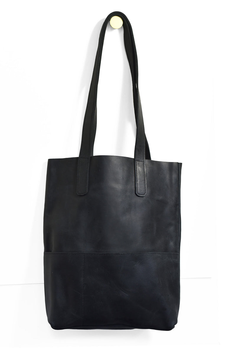 Classic Handcrafted Ethiopian Leather - Matte Black