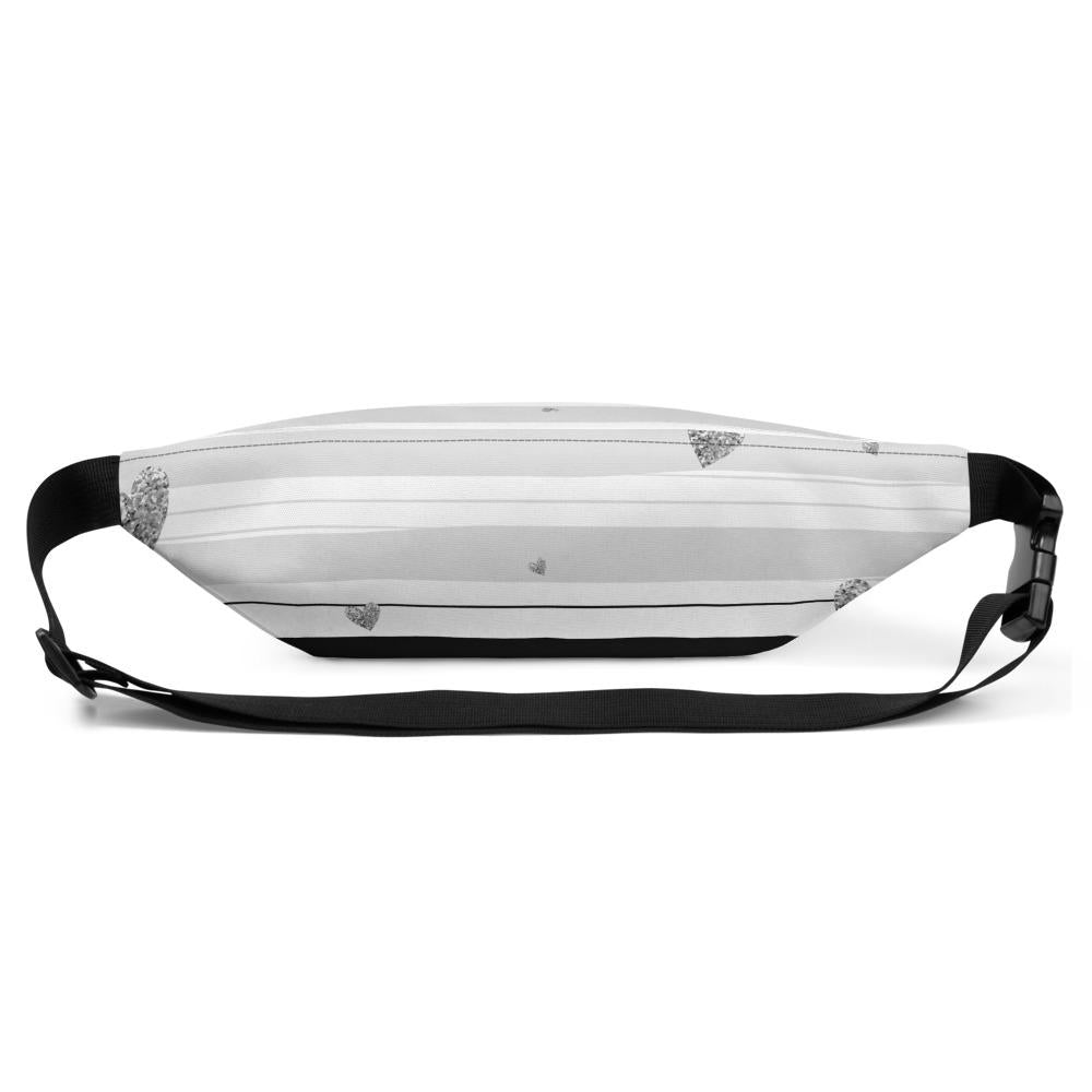 Silver Stripe Fanny Pack